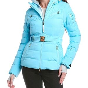Bogner Ellya Light Blue Ski Jacket - 6/ Small